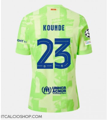 Barcelona Jules Kounde #23 Terza Maglia 2024-25 Manica Corta